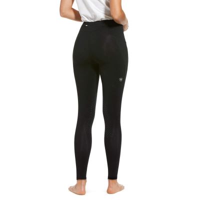 Ariat English: Prevail Insulated Knee Patch Leggings Mujer - Negras (ZVXCG5462)